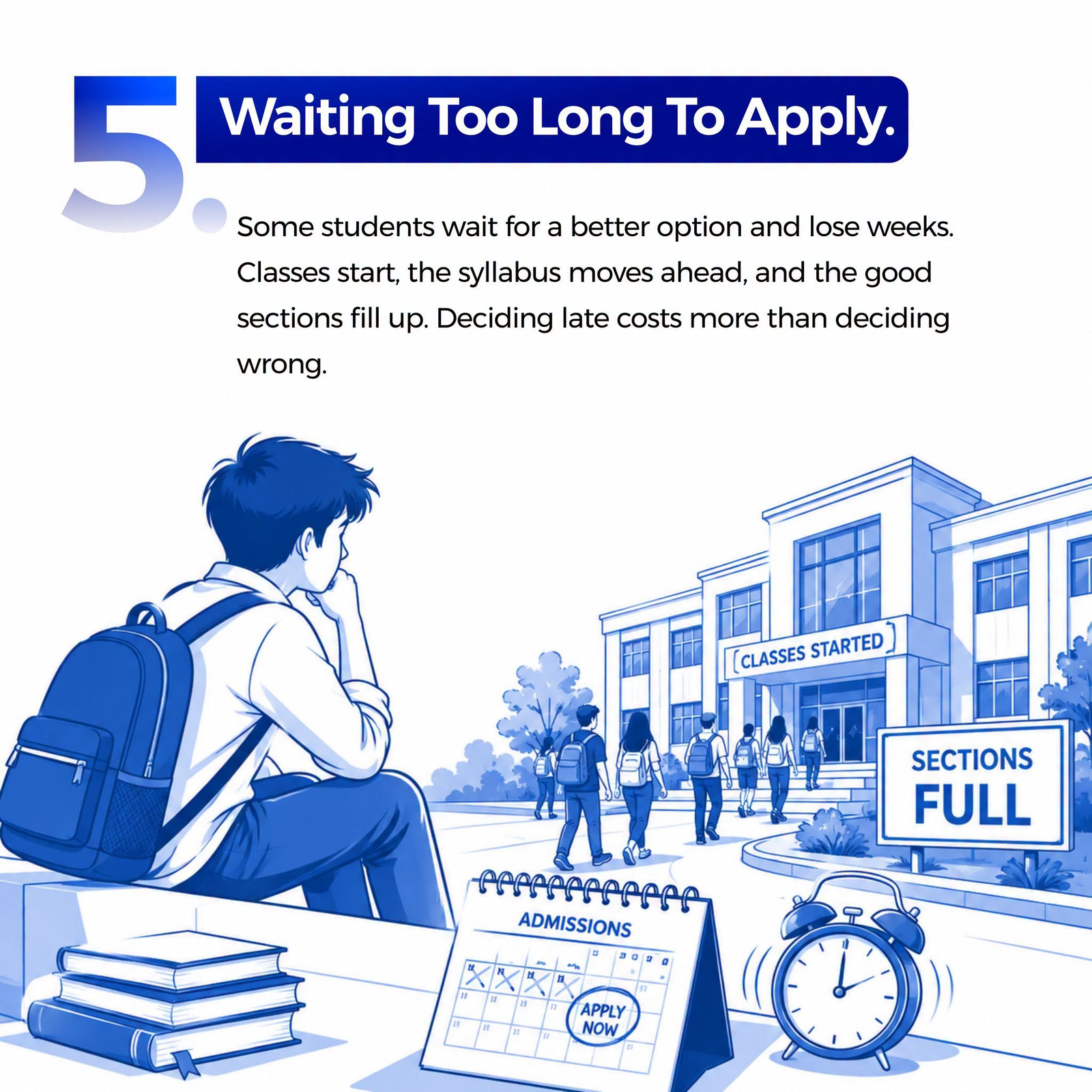 Fortē carousel — 5. Waiting Too Long To Apply