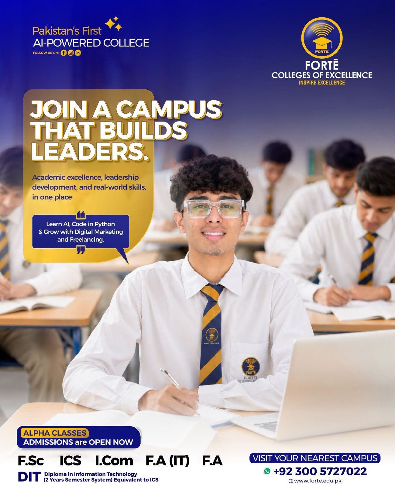 Fortē static post — Join a Campus That Builds Leaders